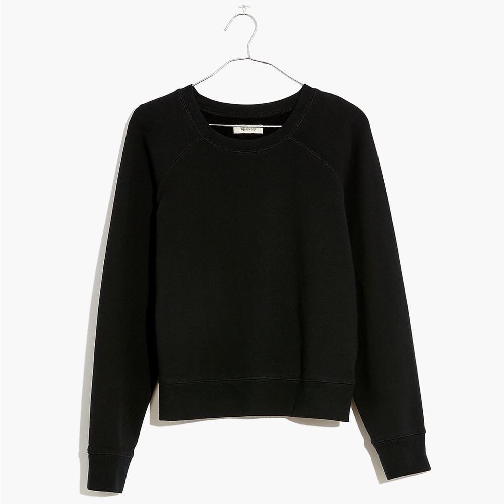 Mile(s) by Madewell (Re)sourced Cotton Shrunken Sweatshirt in Blush Pink